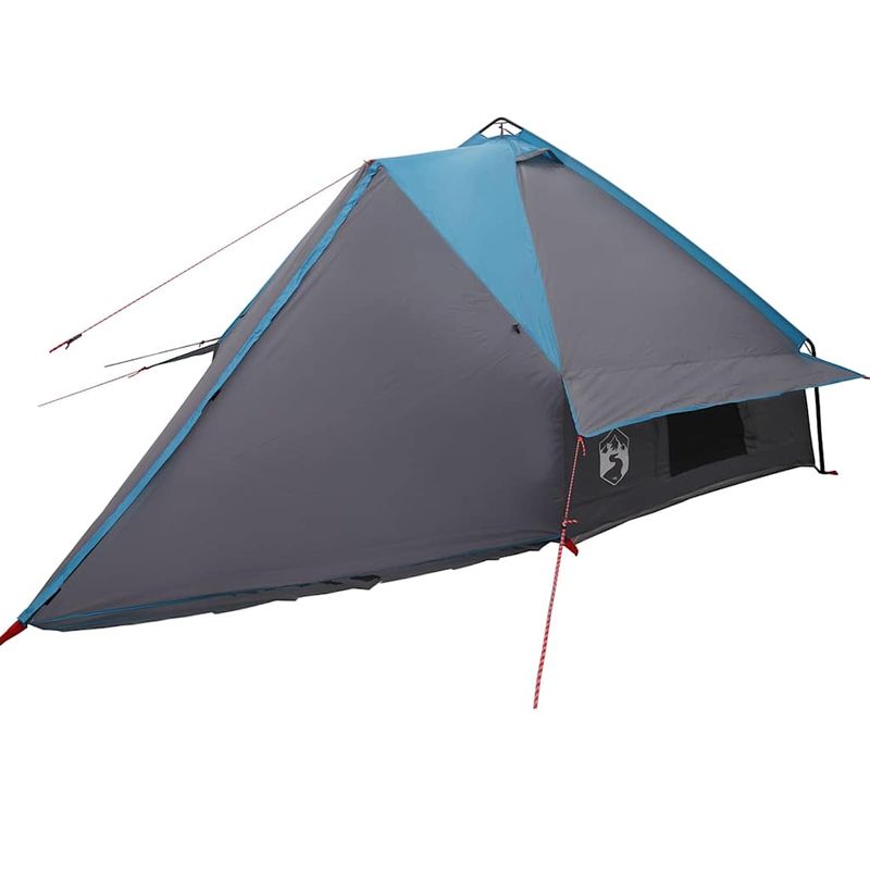 Sport si Outdoor - Camping - Corturi camping - Cort Teepee cu acoperis Albastru si Gri 490 x 410 x 210 cm - Infinity.ro
