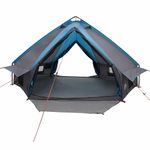 Sport si Outdoor - Camping - Corturi camping - Cort Teepee cu acoperis Albastru si Gri 490 x 410 x 210 cm - Infinity.ro