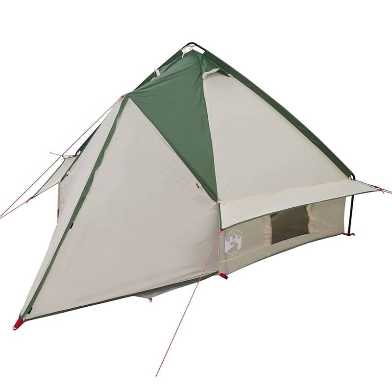 Sport si Outdoor - Camping - Corturi camping - Cort Teepee cu acoperis Verde si gri 490 x 410 x 210 cm - Infinity.ro