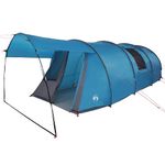 Sport si Outdoor - Camping - Corturi camping - Cort tunel cu acoperis Albastru si Gri 740 x 370 x 220 cm - Infinity.ro