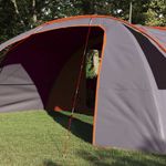 Sport si Outdoor - Camping - Corturi camping - Cort tunel cu acoperis Gri si Portocalie 700 x 590 x 215 cm - Infinity.ro