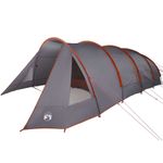Sport si Outdoor - Camping - Corturi camping - Cort tunel cu acoperis Gri si Portocalie 778 x 356 x 210 cm - Infinity.ro
