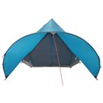 Sport si Outdoor - Camping - Corturi camping - Cort Teepee cu acoperis Albastru si Gri 600 x 600 x 347 cm - Infinity.ro