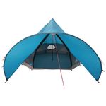 Sport si Outdoor - Camping - Corturi camping - Cort Teepee cu acoperis Albastru si Gri 600 x 600 x 347 cm - Infinity.ro