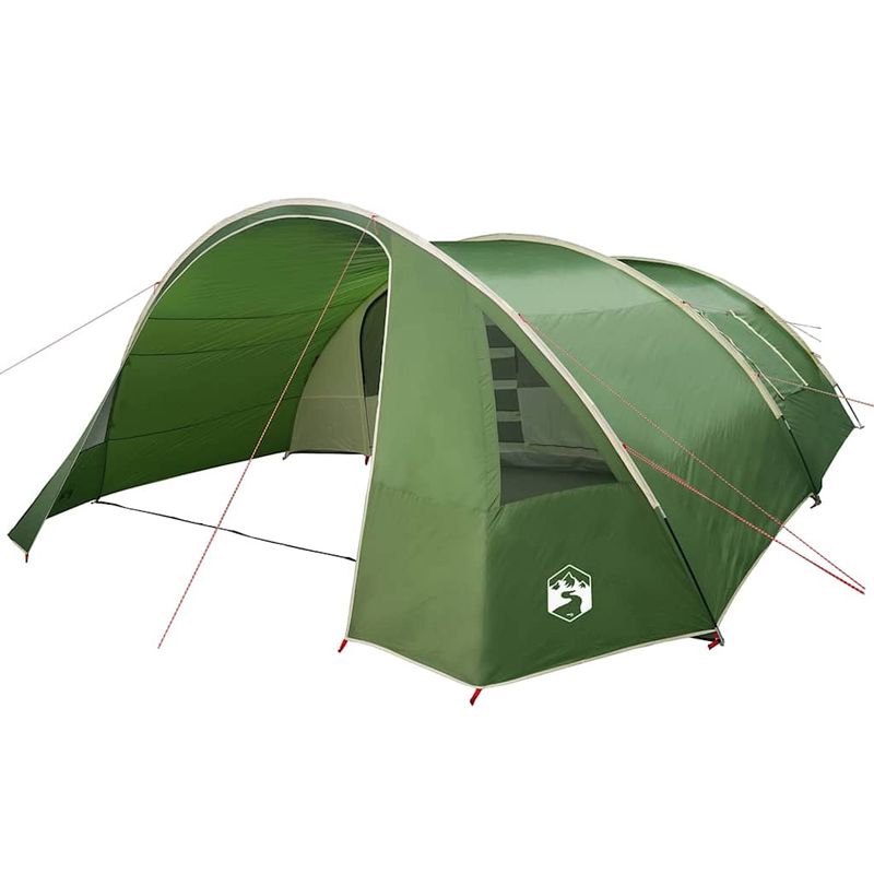 Sport si Outdoor - Camping - Corturi camping - Cort tunel cu acoperis Verde si alb 700 x 590 x 215 cm - Infinity.ro