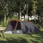 Sport si Outdoor - Camping - Corturi camping - Cort tunel cu acoperis Gri si Portocalie 328 x 228 x 115 cm - Infinity.ro