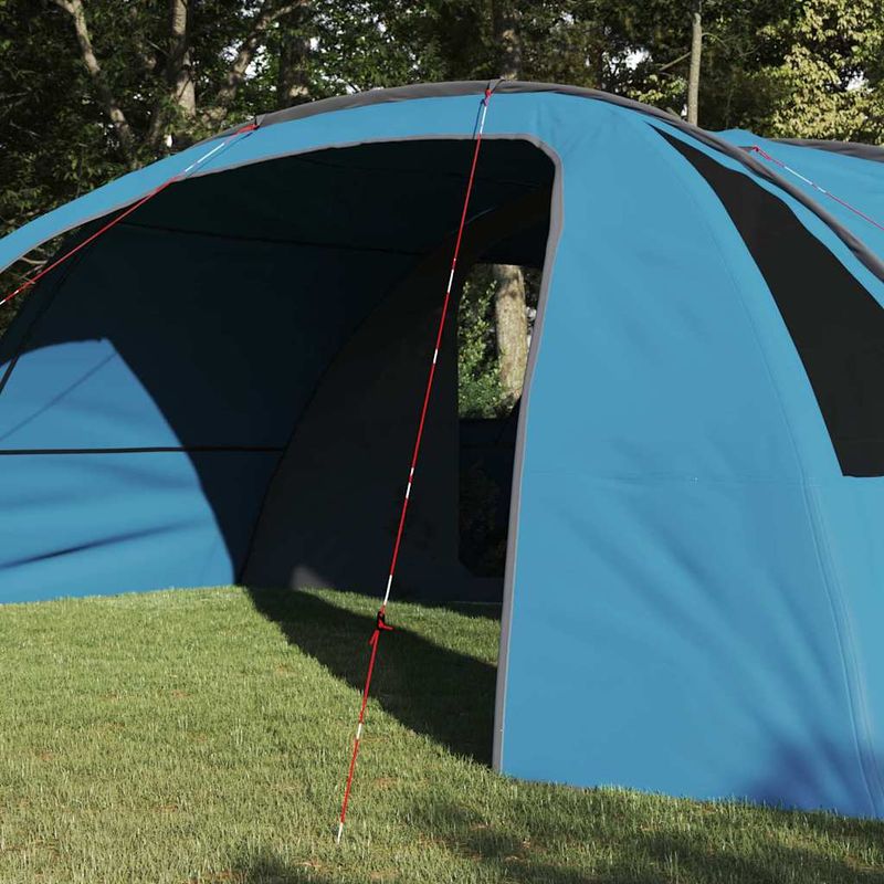Sport si Outdoor - Camping - Corturi camping - Cort tunel cu acoperis Albastru si Gri 700 x 590 x 215 cm - Infinity.ro