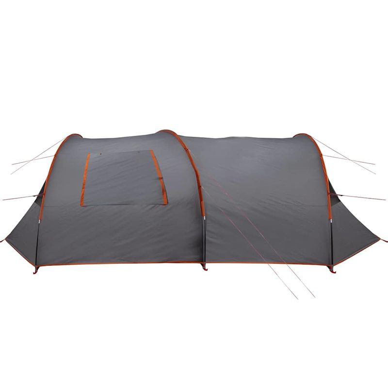 Sport si Outdoor - Camping - Corturi camping - Cort tunel cu acoperis Gri si Portocalie 700 x 590 x 215 cm - Infinity.ro