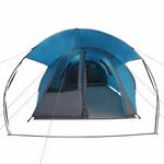 Sport si Outdoor - Camping - Corturi camping - Cort tunel cu acoperis Albastru si Gri 740 x 370 x 220 cm - Infinity.ro