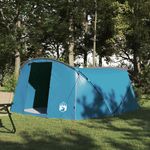 Sport si Outdoor - Camping - Corturi camping - Cort tunel cu acoperis Albastru si Gri 318 x 275 x 140 cm - Infinity.ro