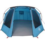 Sport si Outdoor - Camping - Corturi camping - Cort tunel cu acoperis Albastru si Gri 328 x 228 x 115 cm - Infinity.ro