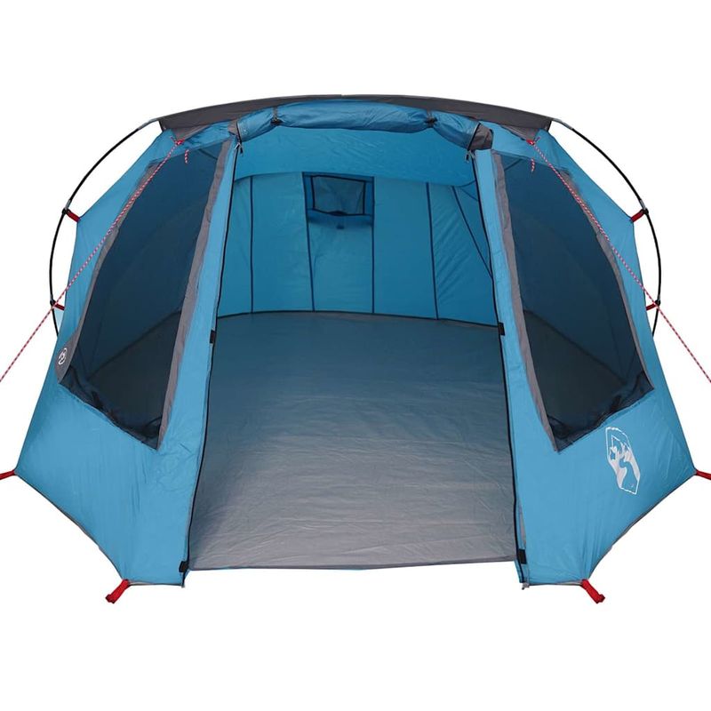 Sport si Outdoor - Camping - Corturi camping - Cort tunel cu acoperis Albastru si Gri 328 x 228 x 115 cm - Infinity.ro