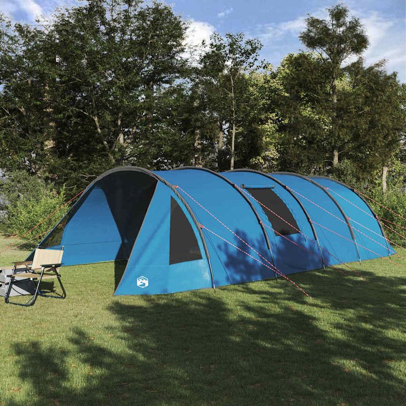 Sport si Outdoor - Camping - Corturi camping - Cort tunel cu acoperis Albastru si Gri 778 x 356 x 210 cm - Infinity.ro