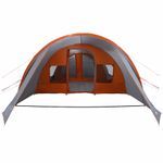 Sport si Outdoor - Camping - Corturi camping - Cort tunel cu acoperis Gri si Portocalie 778 x 356 x 210 cm - Infinity.ro