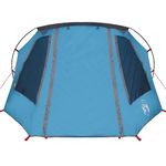 Sport si Outdoor - Camping - Corturi camping - Cort tunel cu acoperis Albastru si Gri 328 x 228 x 115 cm - Infinity.ro