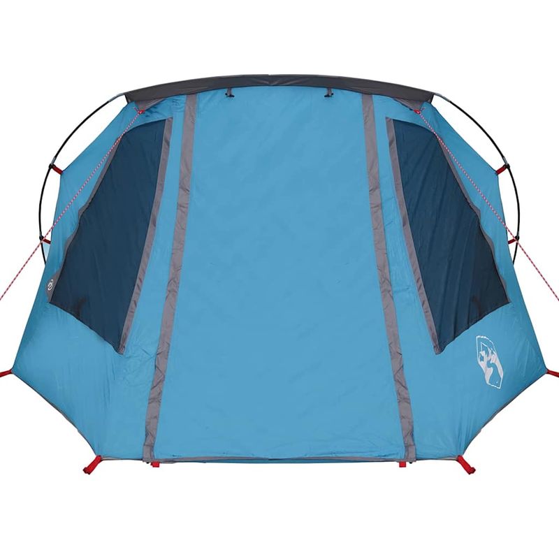 Sport si Outdoor - Camping - Corturi camping - Cort tunel cu acoperis Albastru si Gri 328 x 228 x 115 cm - Infinity.ro