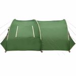 Sport si Outdoor - Camping - Corturi camping - Cort tunel cu acoperis Verde si alb 700 x 590 x 215 cm - Infinity.ro
