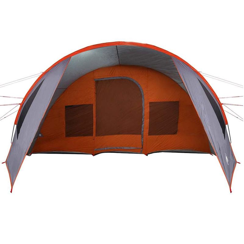 Sport si Outdoor - Camping - Corturi camping - Cort tunel cu acoperis Gri si Portocalie 778 x 356 x 210 cm - Infinity.ro
