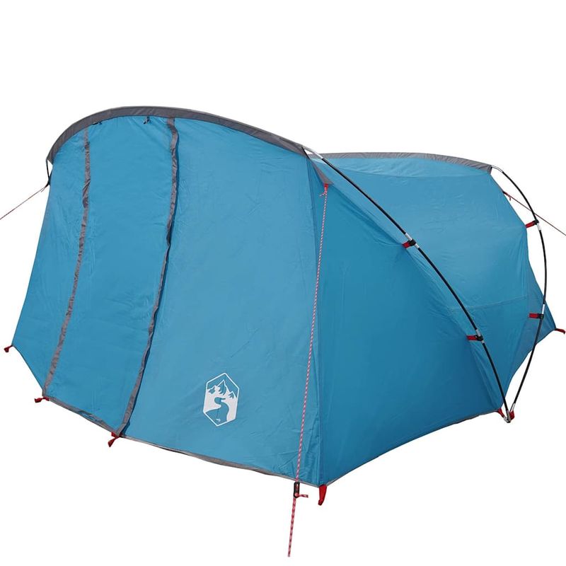 Sport si Outdoor - Camping - Corturi camping - Cort tunel cu acoperis Albastru si Gri 318 x 275 x 140 cm - Infinity.ro