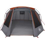 Sport si Outdoor - Camping - Corturi camping - Cort tunel cu acoperis Gri si Portocalie 328 x 228 x 115 cm - Infinity.ro