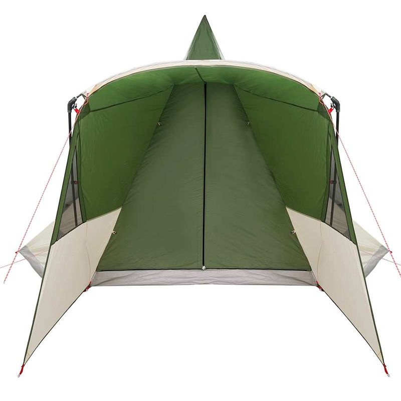 Sport si Outdoor - Camping - Corturi camping - Cort Teepee Verde 720 x 465 x 295 cm Poliester 185T cu strat PU - Infinity.ro