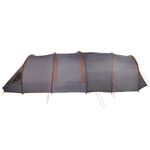 Sport si Outdoor - Camping - Corturi camping - Cort tunel cu acoperis Gri si Portocalie 778 x 356 x 210 cm - Infinity.ro