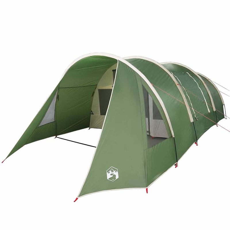 Sport si Outdoor - Camping - Corturi camping - Cort tunel cu acoperis Verde si alb 778 x 356 x 210 cm - Infinity.ro