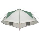 Sport si Outdoor - Camping - Corturi camping - Cort Teepee cu acoperis Verde si alb 490 x 410 x 210 cm - Infinity.ro