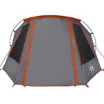 Sport si Outdoor - Camping - Corturi camping - Cort tunel cu acoperis Gri si Portocalie 328 x 228 x 115 cm - Infinity.ro