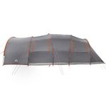 Sport si Outdoor - Camping - Corturi camping - Cort tunel cu acoperis Gri si Portocalie 710 x 460 x 245 cm - Infinity.ro