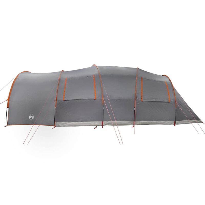 Sport si Outdoor - Camping - Corturi camping - Cort tunel cu acoperis Gri si Portocalie 710 x 460 x 245 cm - Infinity.ro