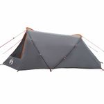 Sport si Outdoor - Camping - Corturi camping - Cort tunel cu acoperis Gri si Portocalie 328 x 228 x 115 cm - Infinity.ro