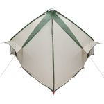 Sport si Outdoor - Camping - Corturi camping - Cort Teepee cu acoperis Verde si alb 490 x 410 x 210 cm - Infinity.ro