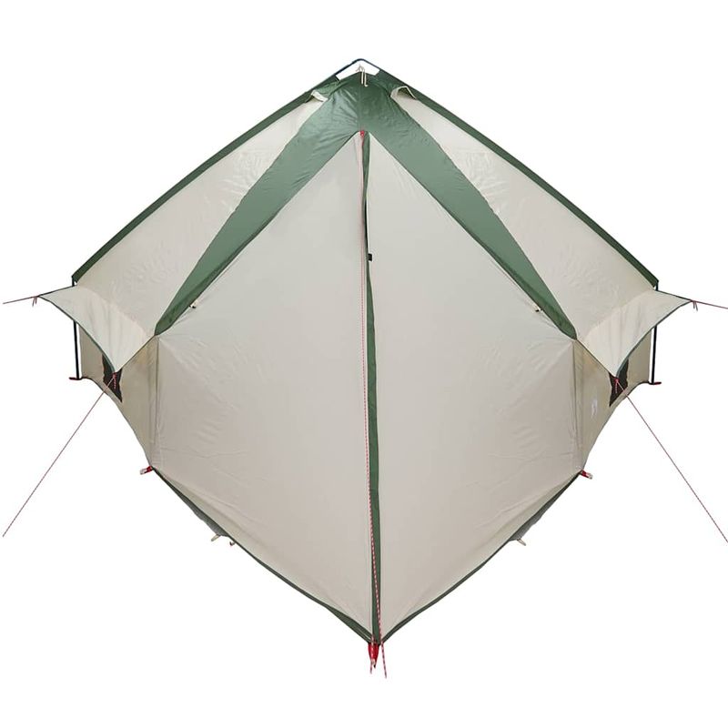 Sport si Outdoor - Camping - Corturi camping - Cort Teepee cu acoperis Verde si alb 490 x 410 x 210 cm - Infinity.ro