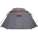Sport si Outdoor - Camping - Corturi camping - Cort tunel cu acoperis Gri si Portocalie 328 x 228 x 115 cm - Infinity.ro