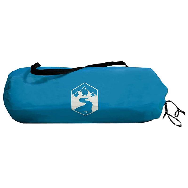 Sport si Outdoor - Camping - Corturi camping - Cort tunel cu acoperis Albastru si Gri 328 x 228 x 115 cm - Infinity.ro