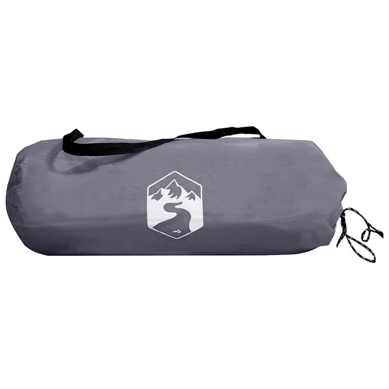 Sport si Outdoor - Camping - Corturi camping - Cort tunel cu acoperis Gri si Portocalie 318 x 275 x 140 cm - Infinity.ro