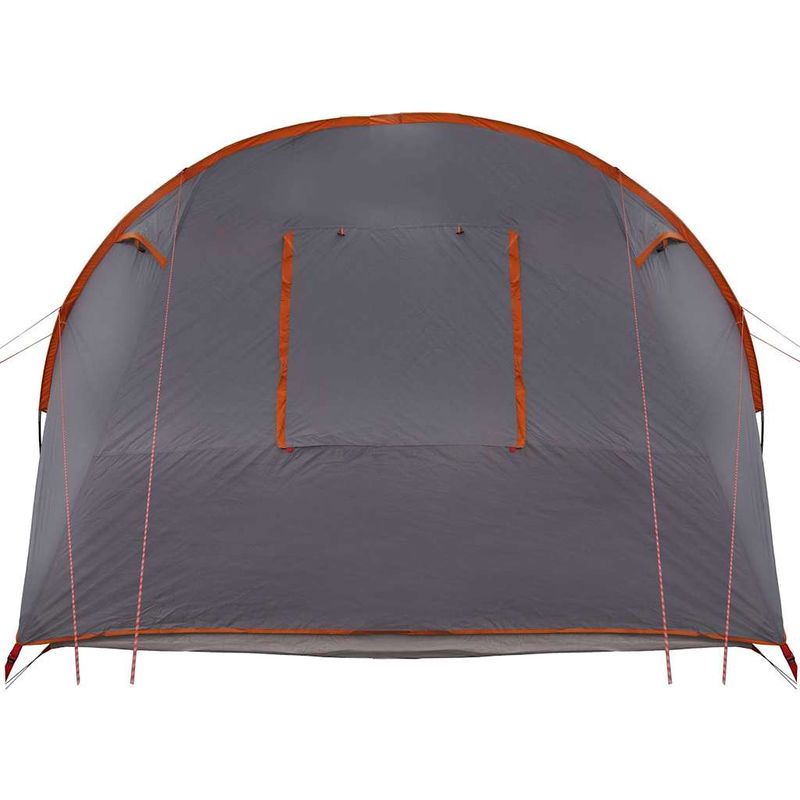Sport si Outdoor - Camping - Corturi camping - Cort tunel cu acoperis Gri si Portocalie 740 x 370 x 220 cm - Infinity.ro