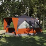 Sport si Outdoor - Camping - Corturi camping - Cort cabina cu acoperis Gri si Portocalie 400 x 350 x 212 cm - Infinity.ro