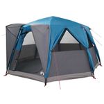 Sport si Outdoor - Camping - Corturi camping - Cort cabina cu acoperis albastru 425 x 396 x 222 cm - Infinity.ro