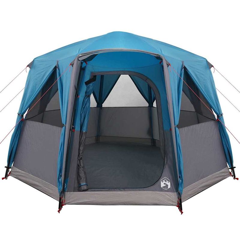 Sport si Outdoor - Camping - Corturi camping - Cort cabina cu acoperis Albastru si Gri 320 x 320 x 203 cm - Infinity.ro