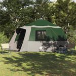 Sport si Outdoor - Camping - Corturi camping - Cort cabina cu acoperis Verde si gri 500 x 500 x 294 cm - Infinity.ro