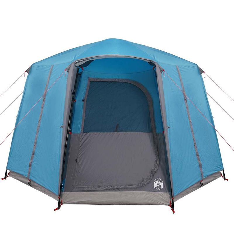 Sport si Outdoor - Camping - Corturi camping - Cort cabina cu acoperis Albastru si Gri 320 x 320 x 203 cm - Infinity.ro