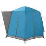 Sport si Outdoor - Camping - Corturi camping - Cort cabina cu acoperis Albastru si Gri 320 x 320 x 203 cm - Infinity.ro