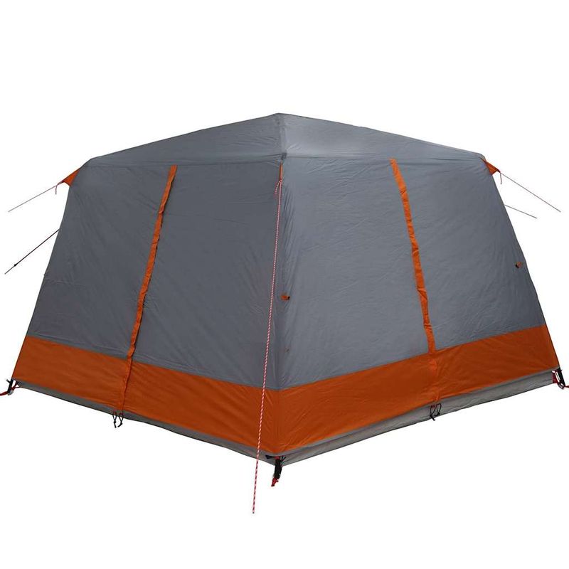 Sport si Outdoor - Camping - Corturi camping - Cort cabina cu acoperis Gri si Portocalie 400 x 350 x 212 cm - Infinity.ro