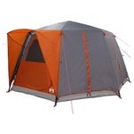 Sport si Outdoor - Camping - Corturi camping - Cort cabina cu acoperis Gri si Portocalie 425 x 396 x 222 cm - Infinity.ro