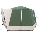 Sport si Outdoor - Camping - Corturi camping - Cort cabina cu acoperis Verde si alb 333 x 317 x 194 cm - Infinity.ro