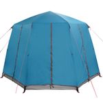 Sport si Outdoor - Camping - Corturi camping - Cort cabina cu acoperis Albastru si Gri 320 x 320 x 203 cm - Infinity.ro