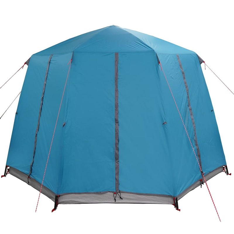 Sport si Outdoor - Camping - Corturi camping - Cort cabina cu acoperis Albastru si Gri 320 x 320 x 203 cm - Infinity.ro