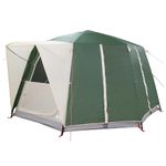 Sport si Outdoor - Camping - Corturi camping - Cort cabina cu acoperis cu depozitare Verde 425 x 396 x 222 cm - Infinity.ro